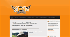 Desktop Screenshot of motoclub-thunersee.ch